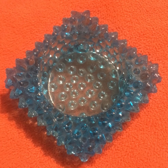 Blue Fenton Hobnail salt Cellar - Picture 6 of 8